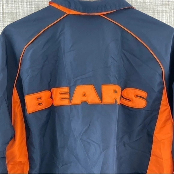 Bears Windbreaker Side 1/2 Zip Elastic Waist Men's M 8584/b - Picture 3 of 10